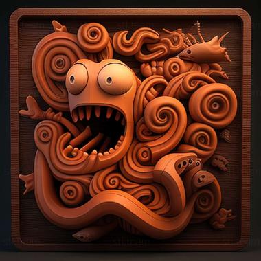 3D model Worms Revolution game (STL)